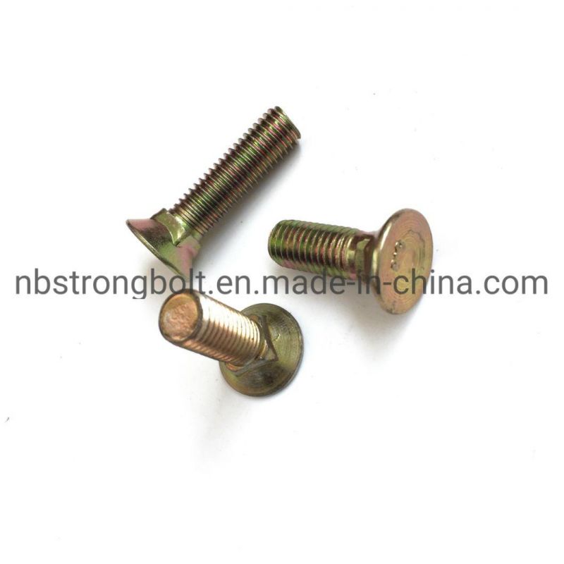 Flat Countersunk Square Neck Bolt DIN608 with Yzp