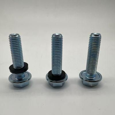 DIN6921 Flange Screw Flange Bolt M10X40 for Silo