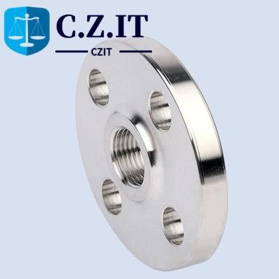 ANSI B16.5 Hot DIP Machining Parts Galvanized/Carbon/Stainless Steel 304 316 4inch 8inch ASME DN250 DN150 Thread Threaded Pipe Flange