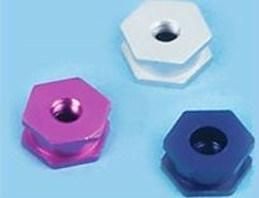 Machined Aluminum Hex Nut Fastener