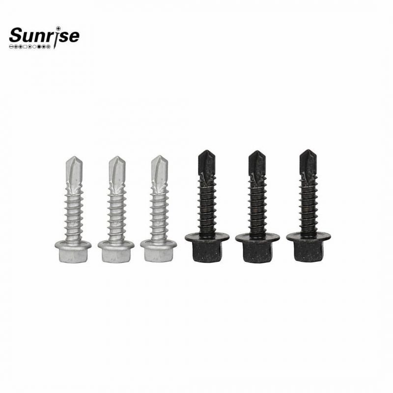Customized Colorful Hex Washer Head Wspoon Point Ruspert 1000 Small Self Drilling Roof Screw