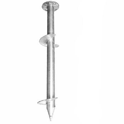 Customized Galvanized Steel Ground Screw Piles for Solar Mounting System Earth Ground Screw Anchor