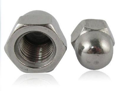 DIN1587 M8 M10 M12 M14 M20 Stainless Carbon Steel Hex Nut Hexagon Domed Cover Cap Nuts Fasteners