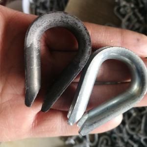 Steel Wire Rope Press Aluminum Thimbles with Best Factory Price