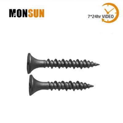 Double Lead Hi-Lo Thread Black Black Phosphate Drywall Screws