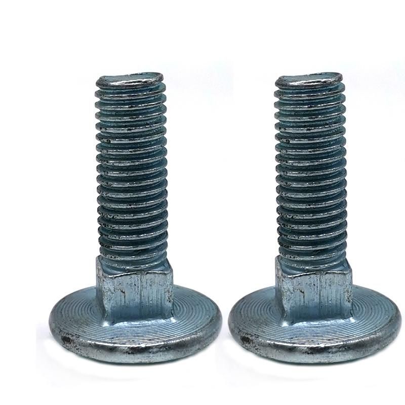 HDG Gr 8 Gr 5 Steel Short Neck Carriage Bolts