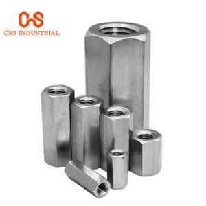 Carbon Steel Galvanized DIN 6334 Long Hex Coupling Nuts