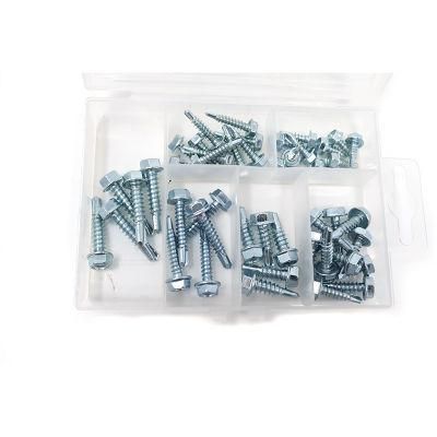 Self Drilling Screw Hex Washer Head Screw Box Screw