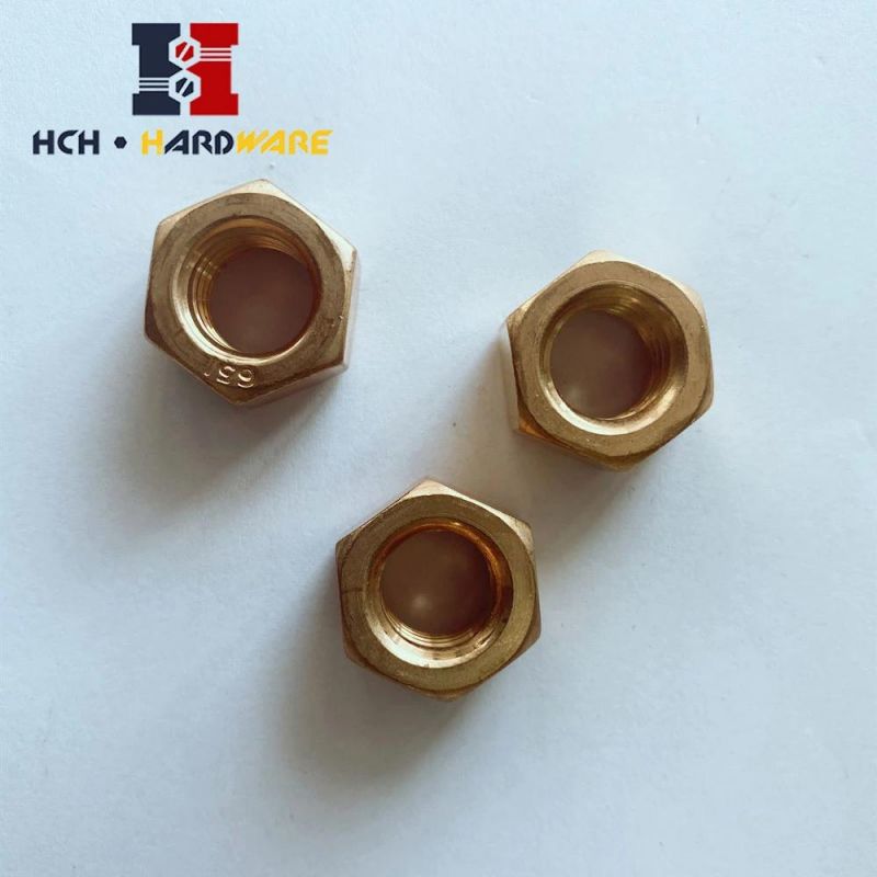 Yellow Zinc Plated Hex Nut/DIN934/Hex Nuts Yellow Zinc