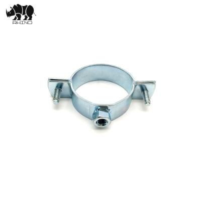 Zinc Plated, 6 Inch Hydraulic Pipe Clamp