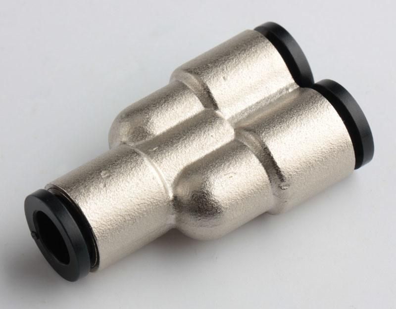 Xhnotion Pneumatic Air Hose Fitting Push to Connector 8mm Tube Od Union Y Plastic Sleeve Push in Fitting