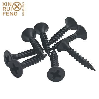 Xinruifeng or OEM Common Bolt Bulk and Box Package Black/Grey Phosphated Gypsum Screw