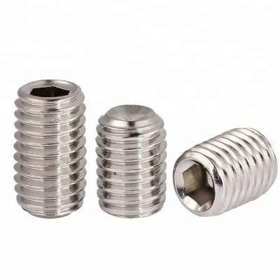 DIN916 Hexagon Socket Set Screw with Cup Point, Stainless Steel 304 316