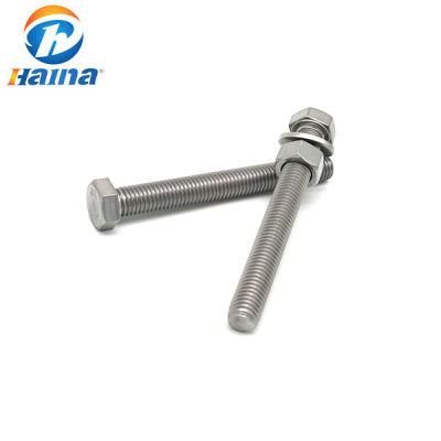 DIN931 Stainless Steel A4-70 316L Hex Head Bolts