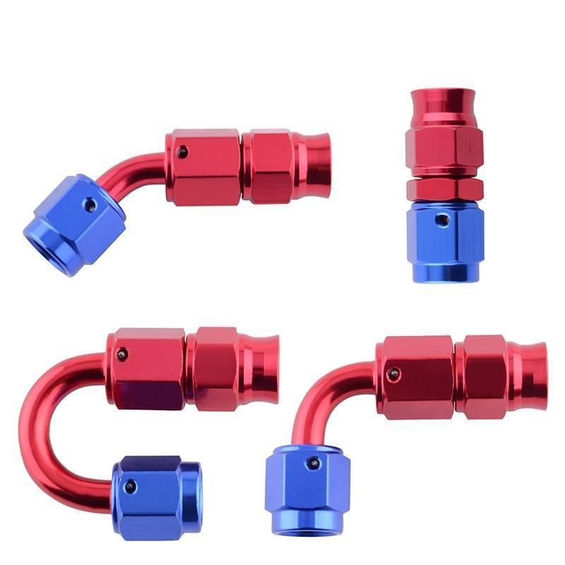 An3 Aluminum 90 Degree Swivel PTFE Hose End Fitting Adapter