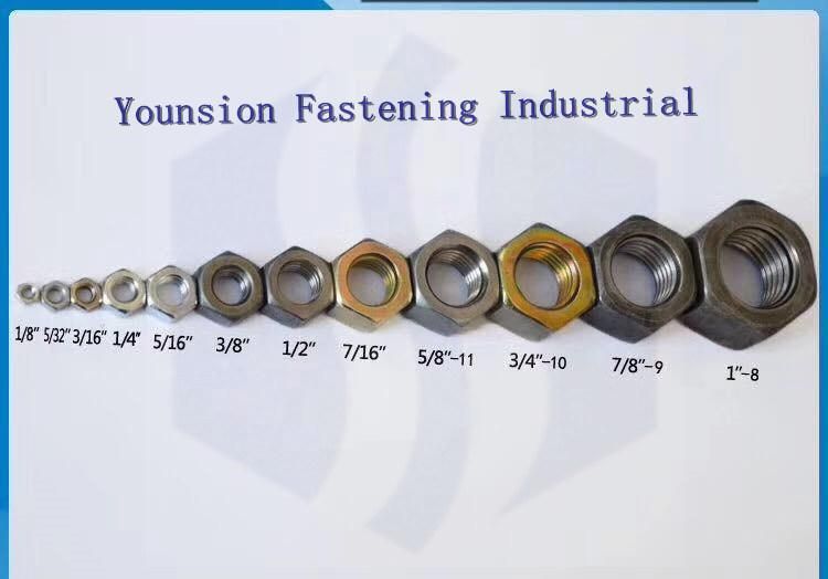 Fastener/Nut/A194-2h/Heavy Hex Nut/2h Nut/Stainless Steel/Zinc Plated/Carbon Steel/Dacromet/HDG/Black