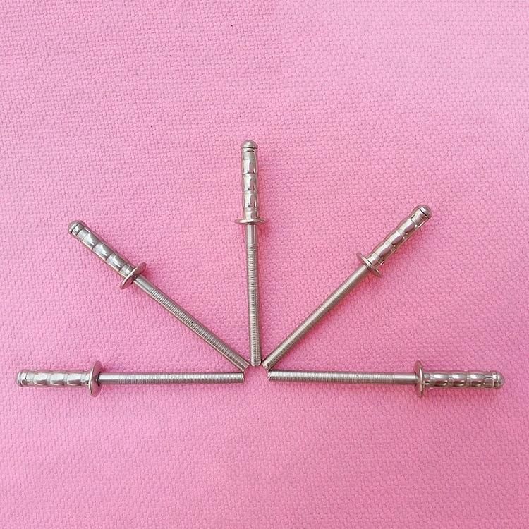 China Factory Manufacture Different Blind Rivet Open Dome Head Rivet and Flat Countersunk Head Aluminum Pop Blind Rivet