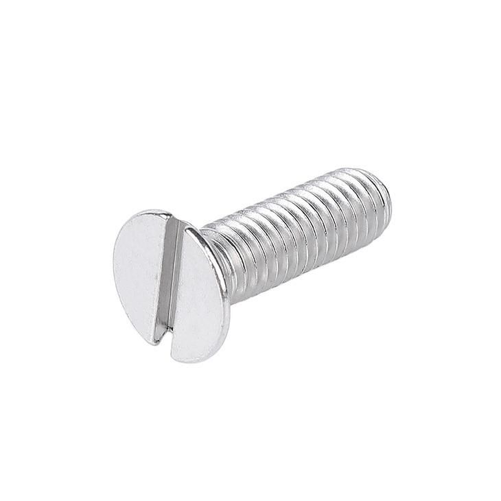 DIN963 Slotted Countersunk Head Machine Screw, Slotted Cheese Head