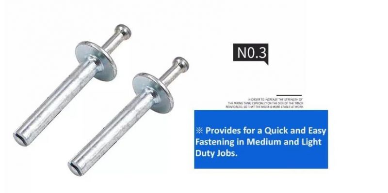 Hammer Drive Nail Anchors Hammer Fix Screws Anchor Zinc Alloy Hammer Driver Anchor