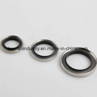 Rubber Seal Oil Seal Self-Centering Bonded Seal in Zink Plated