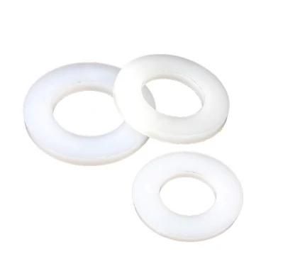 White Nylon Flat Washer GB52