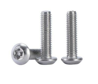 304 Stainless Steel Round Head Torx Screw with Column M2-M5 Pan Head Anti-Theft Screw with Column