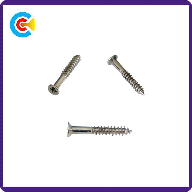 Stainless Steel/4.8/8.8/10.9 M6 Galvanized Cross Countersunk Head Drywall Screws