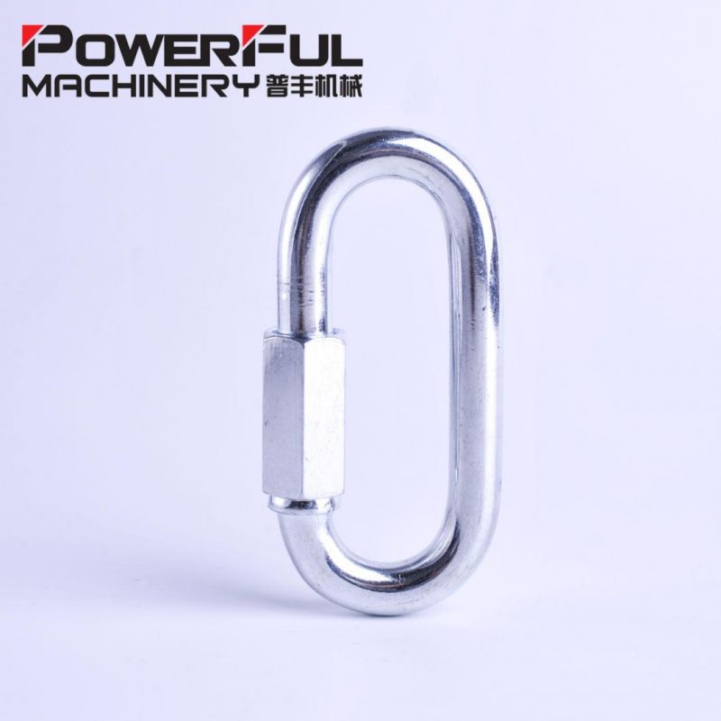 Zinc Plated Standard Quick Link with Safety Screw
