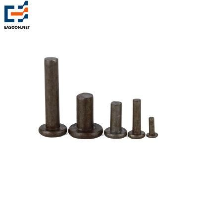 Flat Head Solid Rivet Metal Rivets Aluminum Rivet DIN661 DIN662 DIN7338 Stainless Steel Rivets 6mm 8mm