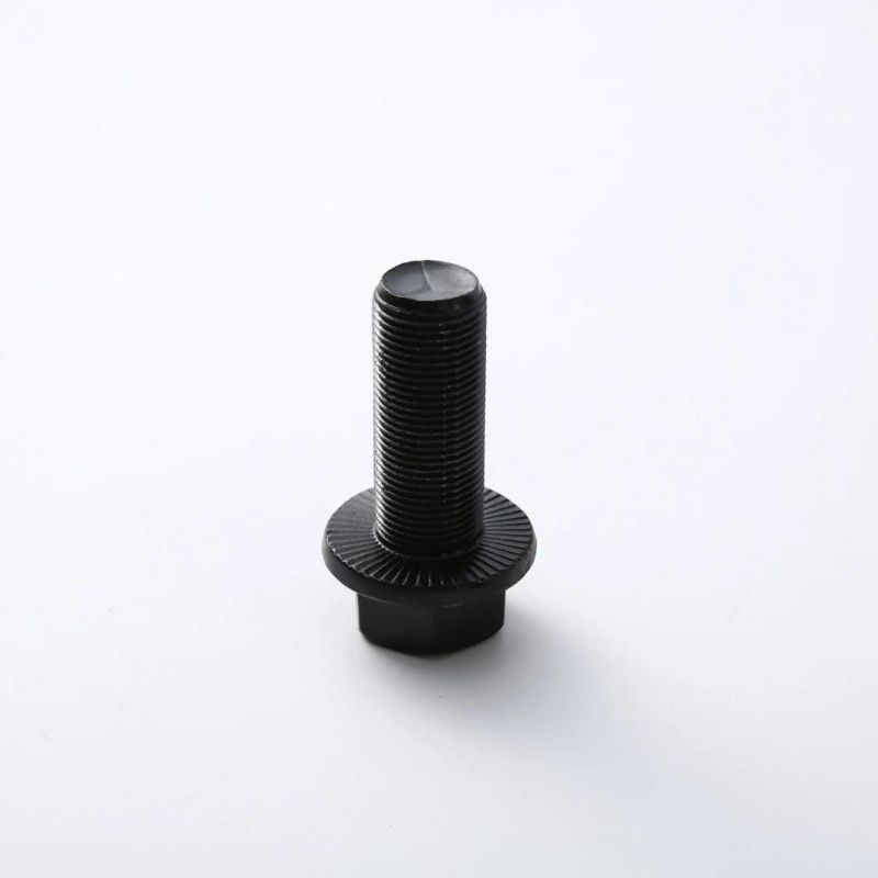 Customized Flange Hex Head Bolt 3/8-16 Carbon Steel Bolts and Screws, Hexagon Flange Bolts
