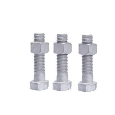 China Professional Factory High Strength Hot DIP Galvanized Hex Bolt Nut Factory Price