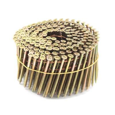 Zinc Pneumatic Torx Head Wire Collated Screw for Furnituring, Industries