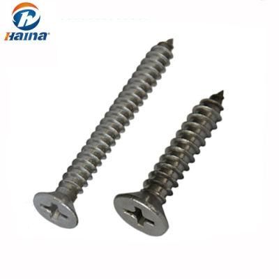 Stainless Steel Cross Recessed Countersunk Head/Csk Self Tapping Screw Fastener Machine Screw