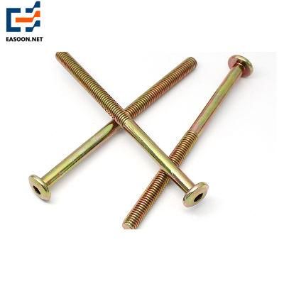 Joint Connector Bolts Jcb 6mm Furniture Bolt M6X110mm Thread Hex Key Drive Socket Furniture Bolt