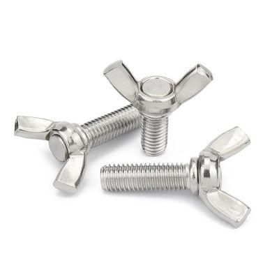 DIN316 Wing Bolt Carbon Steel Wing Bolt Stainless Steel Eyebolt with Wing Nut Butterfly Bolt Galvanized