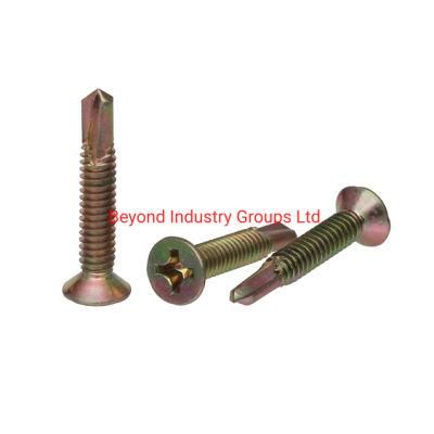 Yellow Color Self Drilling Screw Factory