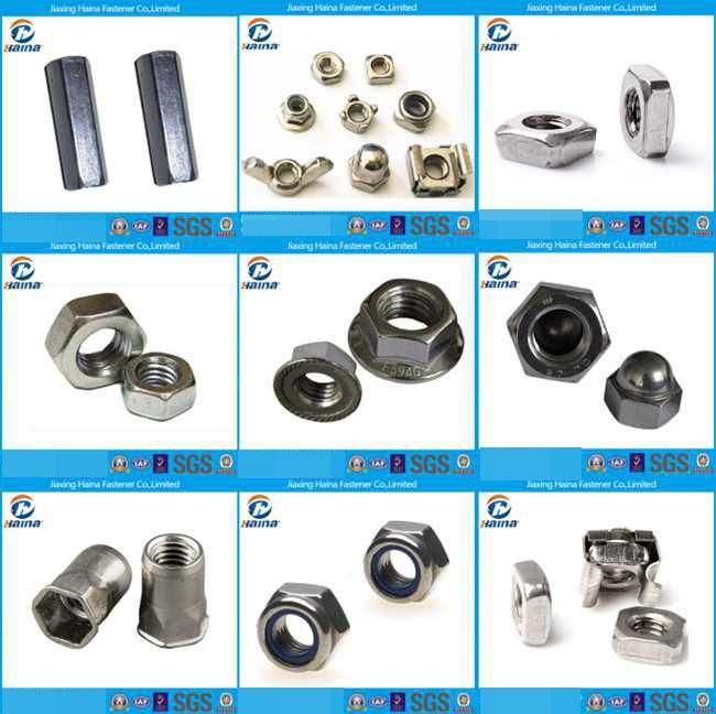 DIN934 Carbon Steel Dacromet Surface Hex Nuts