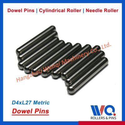 Chrome Steel Dowel Pins with Spherical Ends