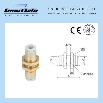 Kme Series High Quality Pneumatic Straight Quick Connector Fittings