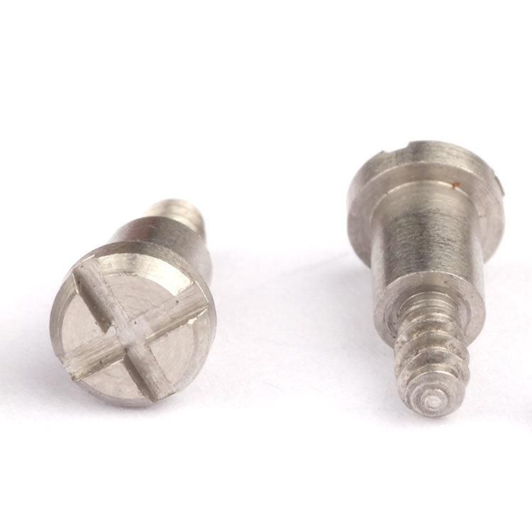 Stainless Steel Low Cap Head Phillips-Slotted Shoulder Machine Screws