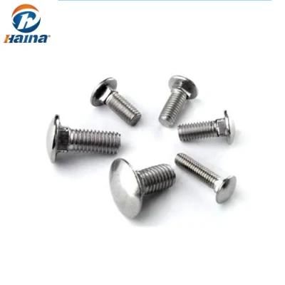 DIN603 Zinc/Galvanized Carbon Steel Mushroom Head Square Neck Bolt Carriage Bolts