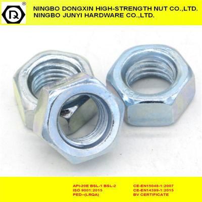 Zinc Plated Fasteners Class 6/8/10/12 DIN934 Hex Nuts