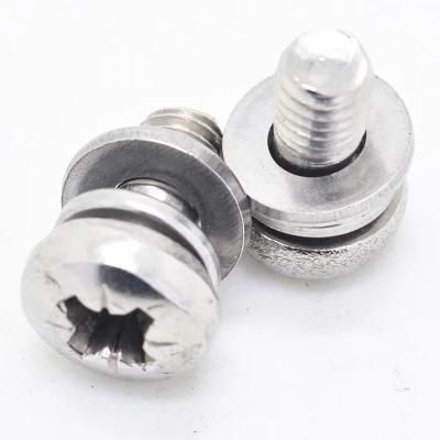 Stainless Steel Pan Pozi Drive Head Combination Screw
