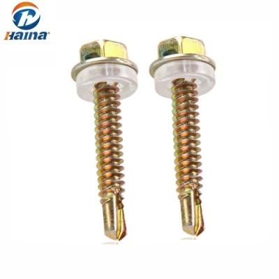 Grade8.8 Steel Color Zinc Plated Self Drilling Roofing Screw
