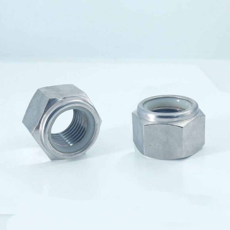 Stainless Steel DIN985 Nyolon Insert Lock Nut, Nylon Self Locking Nut