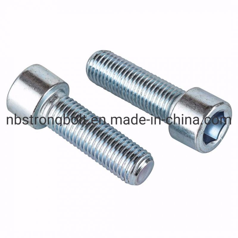 Hexagon Socket Head Cap Screw DIN912 Grade 8.8 with White Zinc Plated Cr3+