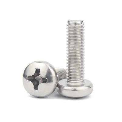 All Size DIN7985 Stainless Steel GB818 Pan Head Phillips Screws