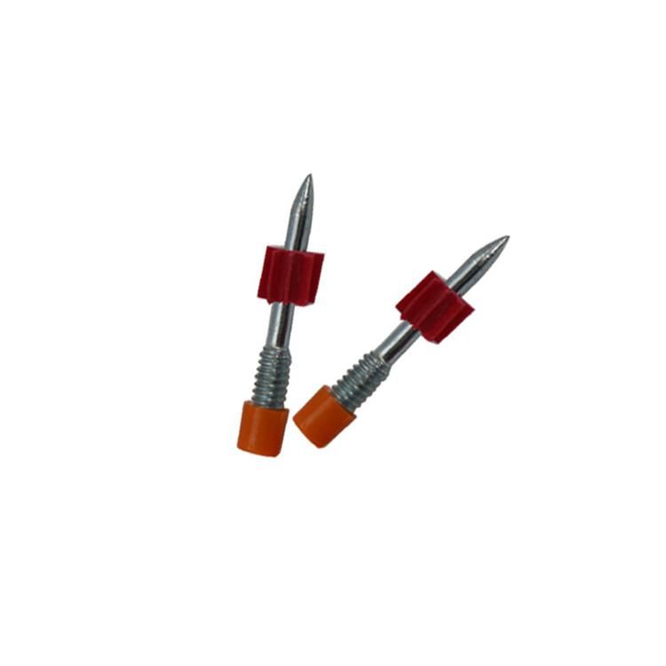 Shooting Nails, Gas Pins Shooting Nails with Washers, Drivet Pins with Thread Galvanized