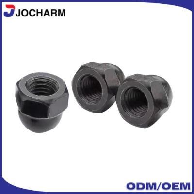 DIN1587 Carbon Steel Black Hex Domed Cap Nut for Fastener