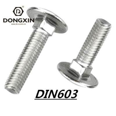 Stainless Steel Cup Square Neck Bolt with Short Neck